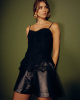 Blusa Corselet com Renda