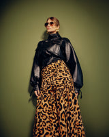 Saia Animal Print Ajustada