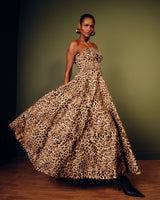 Vestido Longo Tomara que Caia Animal Print