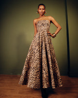 Vestido Longo Tomara que Caia Animal Print