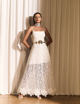 Vestido Longo de Renda